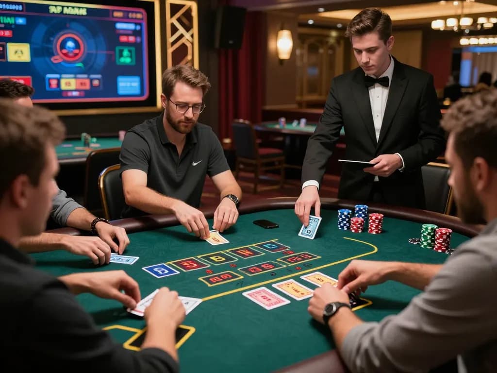 IDCASH88 players engaging in thrilling live dealer blackjack for enhanced online gaming experience.