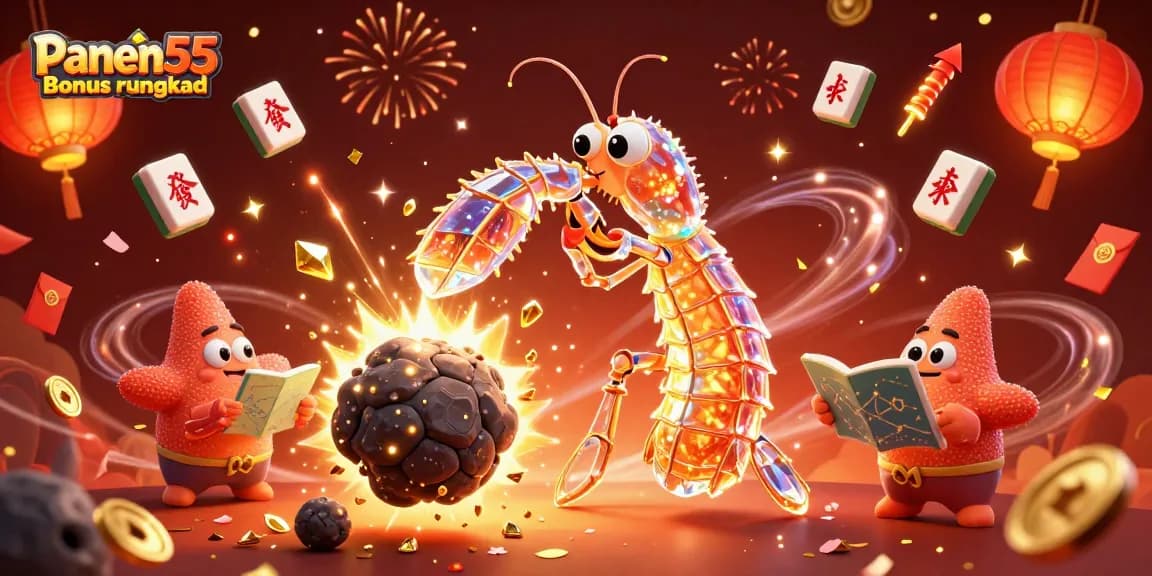 Experience thrilling wins with Panen55 Bonus rungkad as a galactic samurai battles for gems and gold.