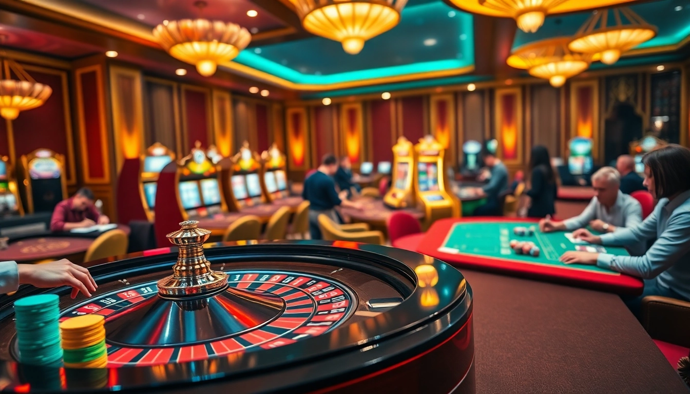 Experience the excitement of gaming at https://rr88it.com/ with a captivating roulette scene.
