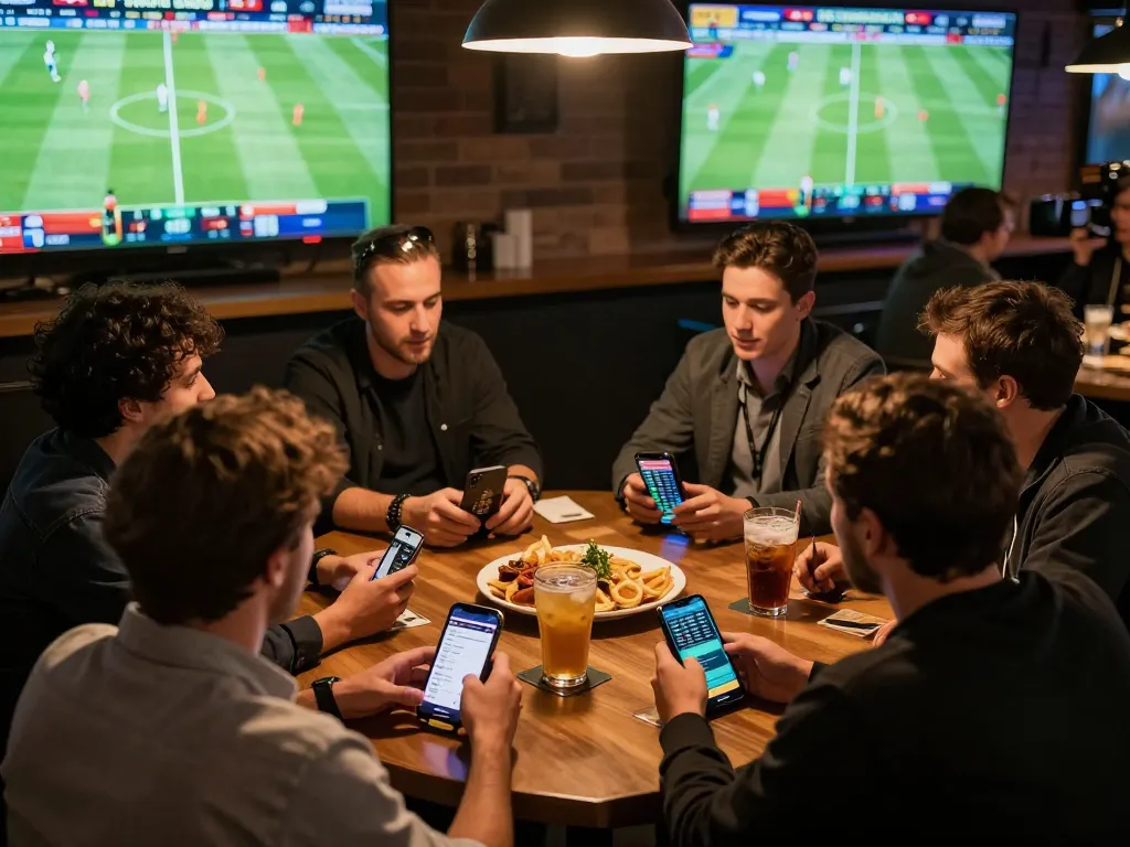 Dự đoán kết quả bóng đá hôm nay with fans engaging in sports betting strategy and excitement