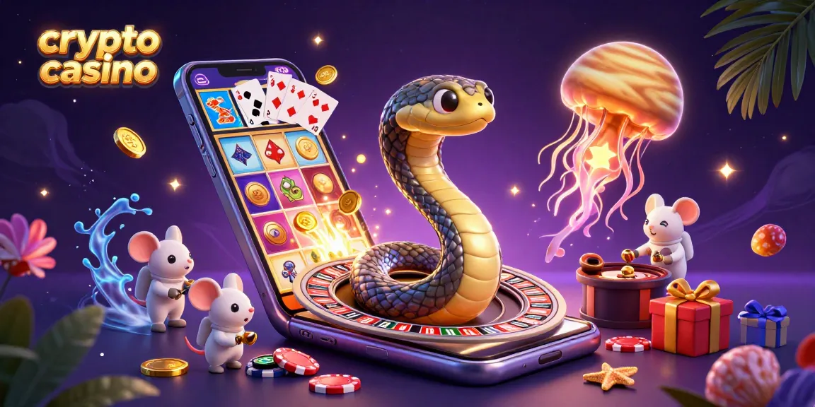 Experience a vibrant crypto casino scene featuring astronaut mice betting in a cosmic roulette game.