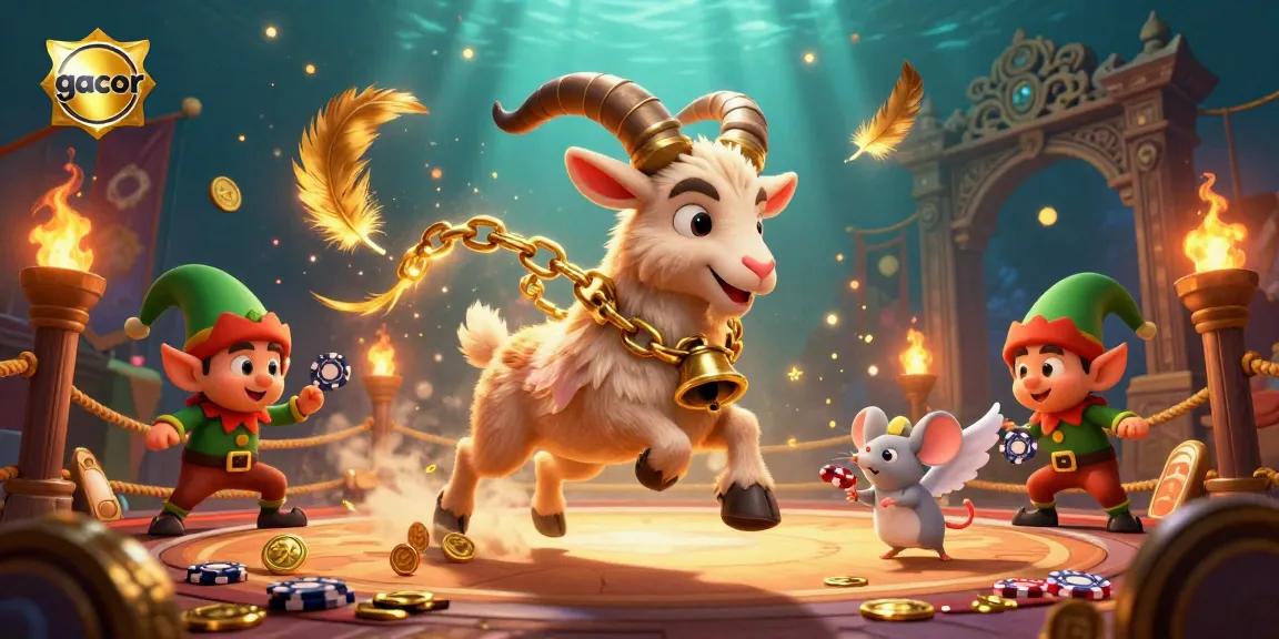 Experience exciting gacor gameplay with cartoon characters in a vibrant casino scene full of winning surprises.