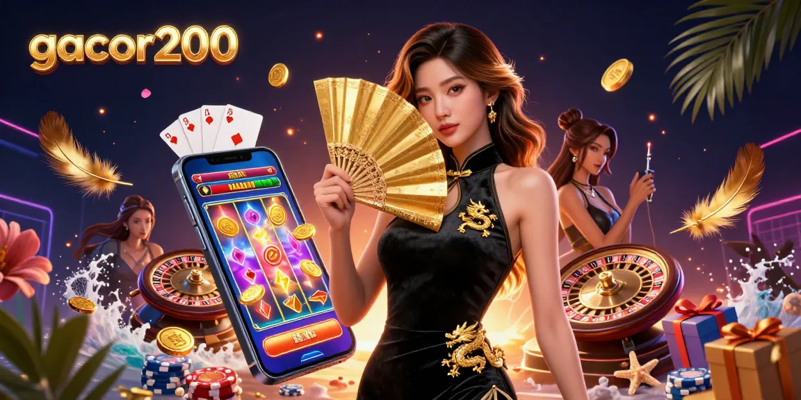 Engage with gacor200 and experience thrilling slot games amid captivating visuals and rich game elements.