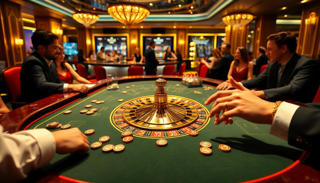 Experience thrilling gameplay at Go8 casino tables filled with action and vibrant energy.
