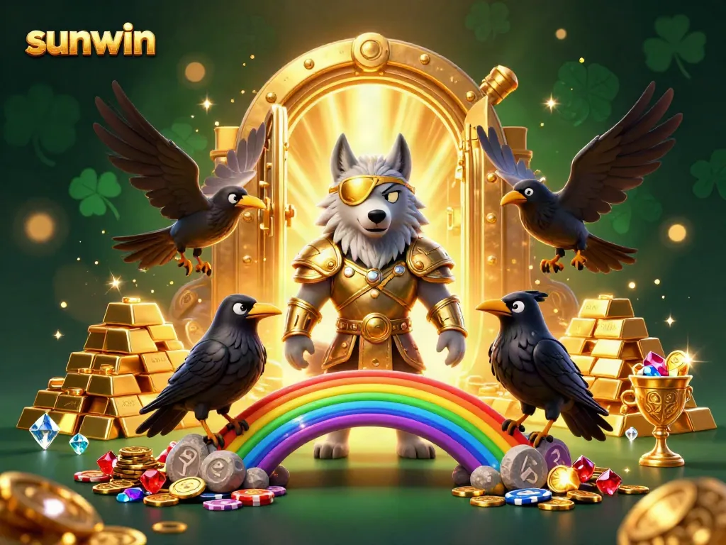 Experience the thrill of winning with Sunwin's casino games, highlighted by iconic features and vivid details.