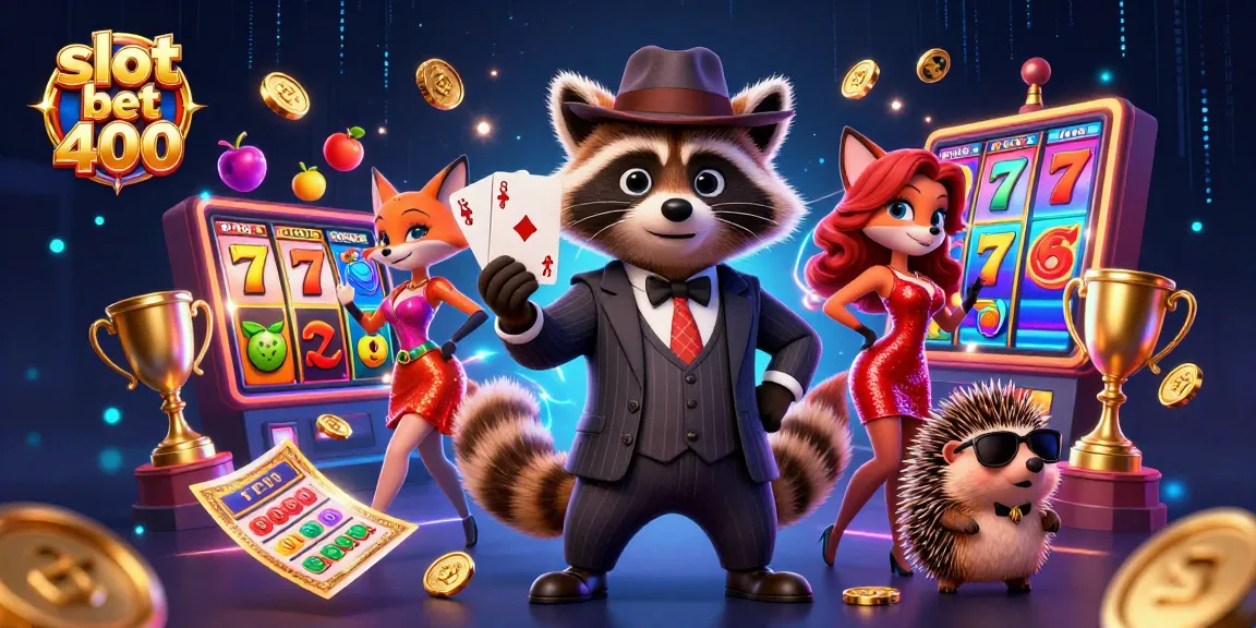 Spin the reels and win big with slot bet 400 in this exciting casino scene!