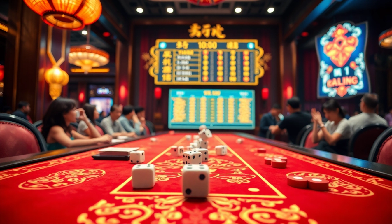 Experience the thrill of game tài xỉu with vibrant casino elements and immersive gameplay.
