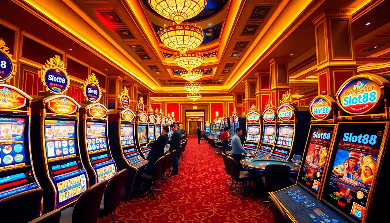 Experience the thrill of slot88 at a vibrant casino filled with winning players and deluxe machines.
