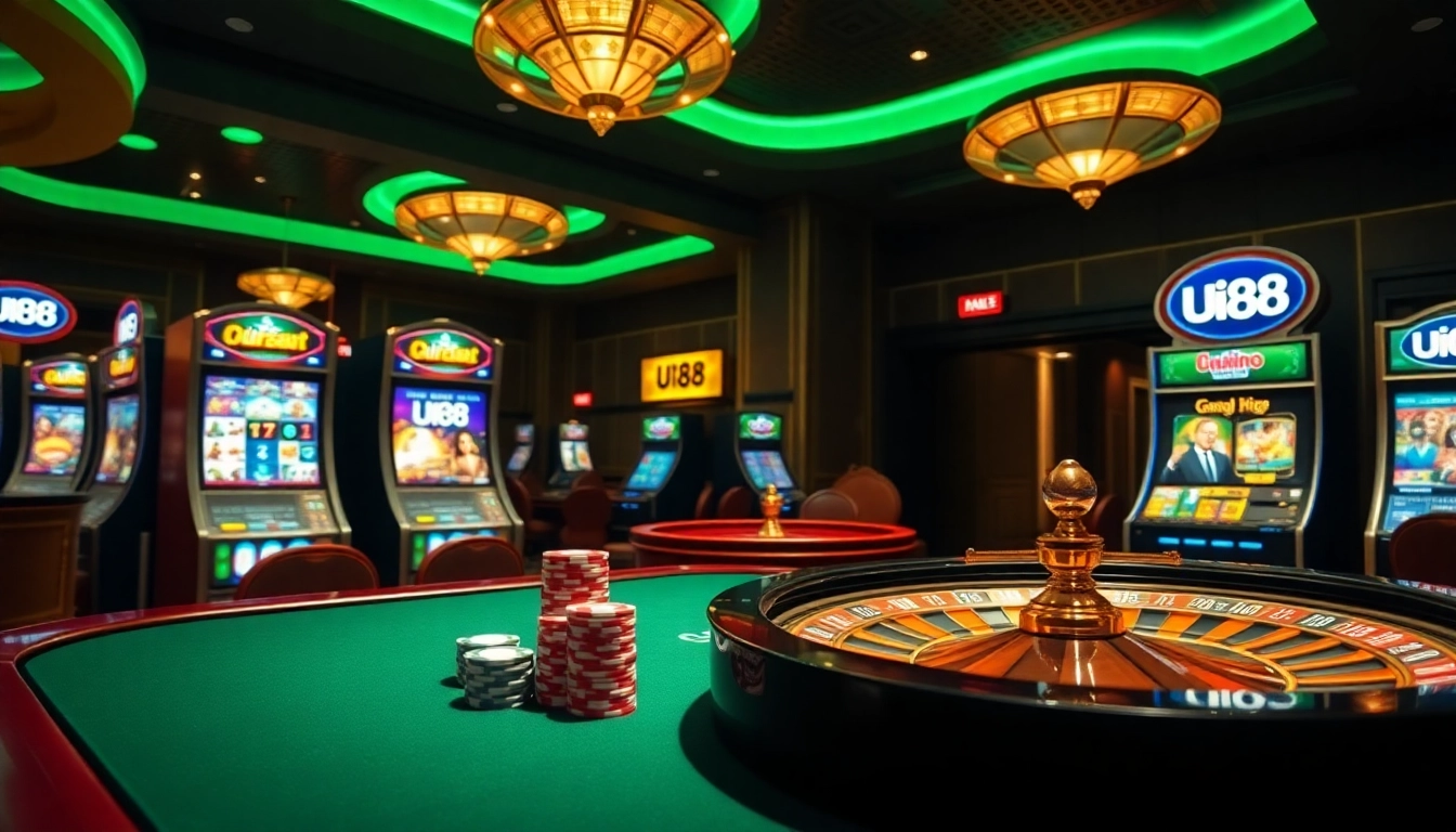 Experience thrilling gameplay at UU88 with exciting poker chips and dynamic slot machines.