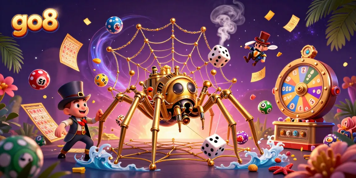 Engage in thrilling action at go8 with vibrant lottery balls and dynamic game elements.
