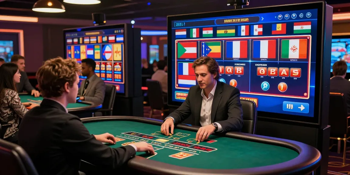 Experience thrilling gameplay at non UK casinos featured on https://dsam.org.uk, showcasing diverse players engaging with live dealers and vibrant games.