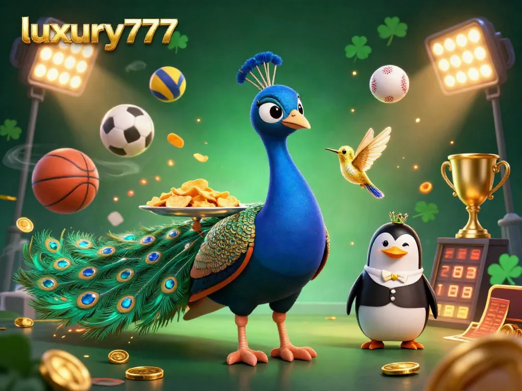 Experience luxury777 with vibrant gambling elements in a dynamic 3D casino illustration.