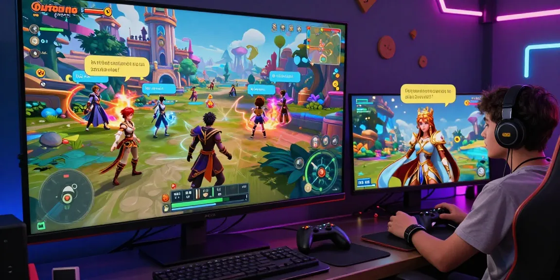 Engaging scene of characters in an immersive ai roleplay setting with vibrant landscapes and dynamic interactions.