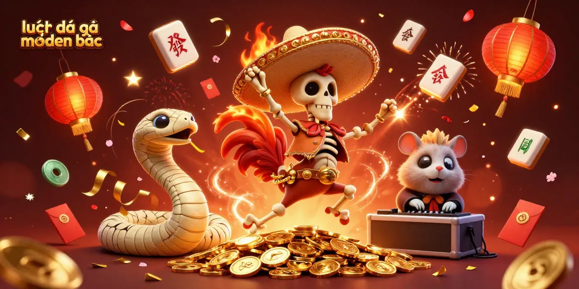 Experience the excitement of luật đá gà miền bắc with dynamic characters in an engaging casino-themed scene.