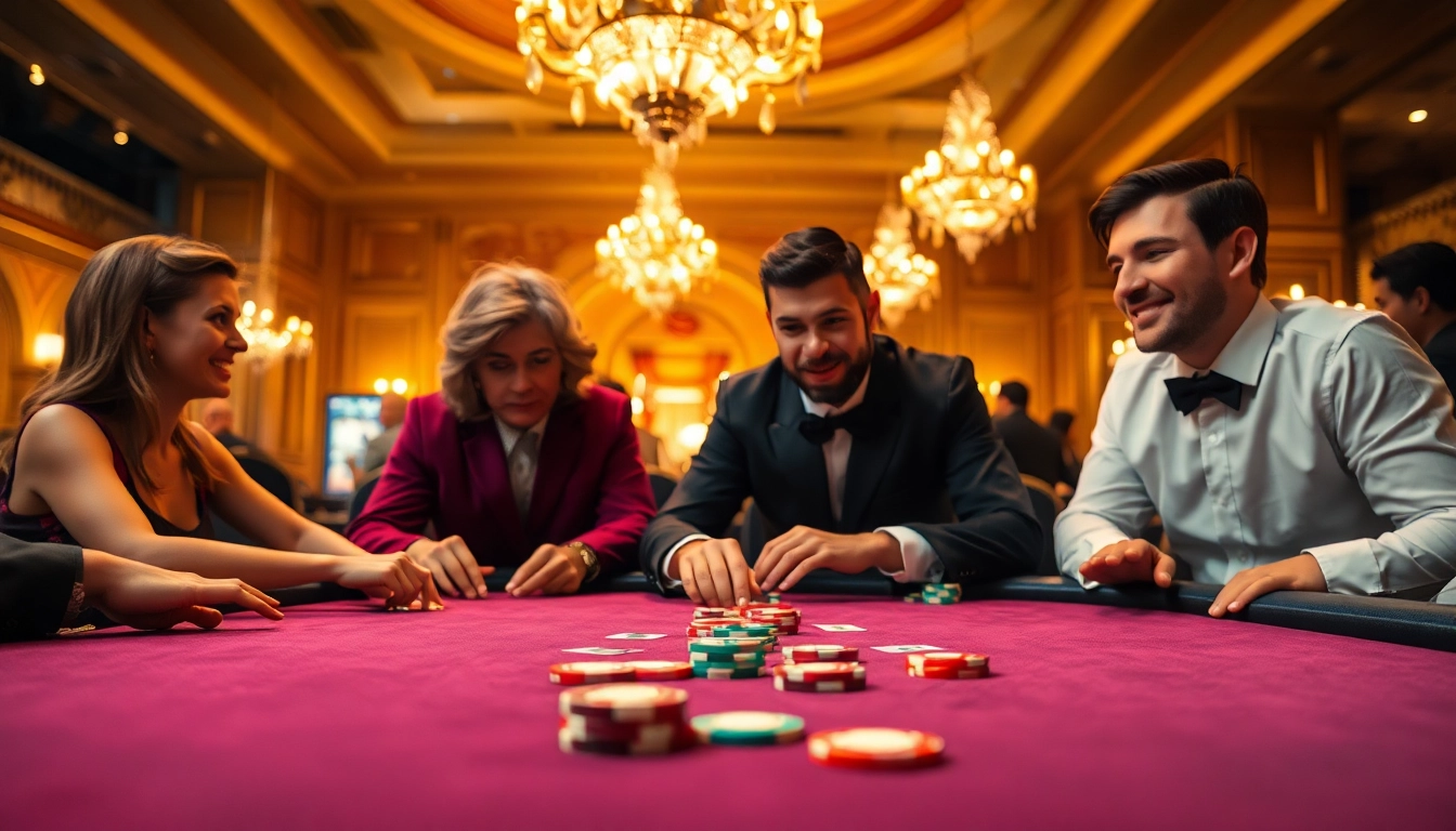 Jalatoto keasyikan bermain poker di meja kasino yang elegan.
