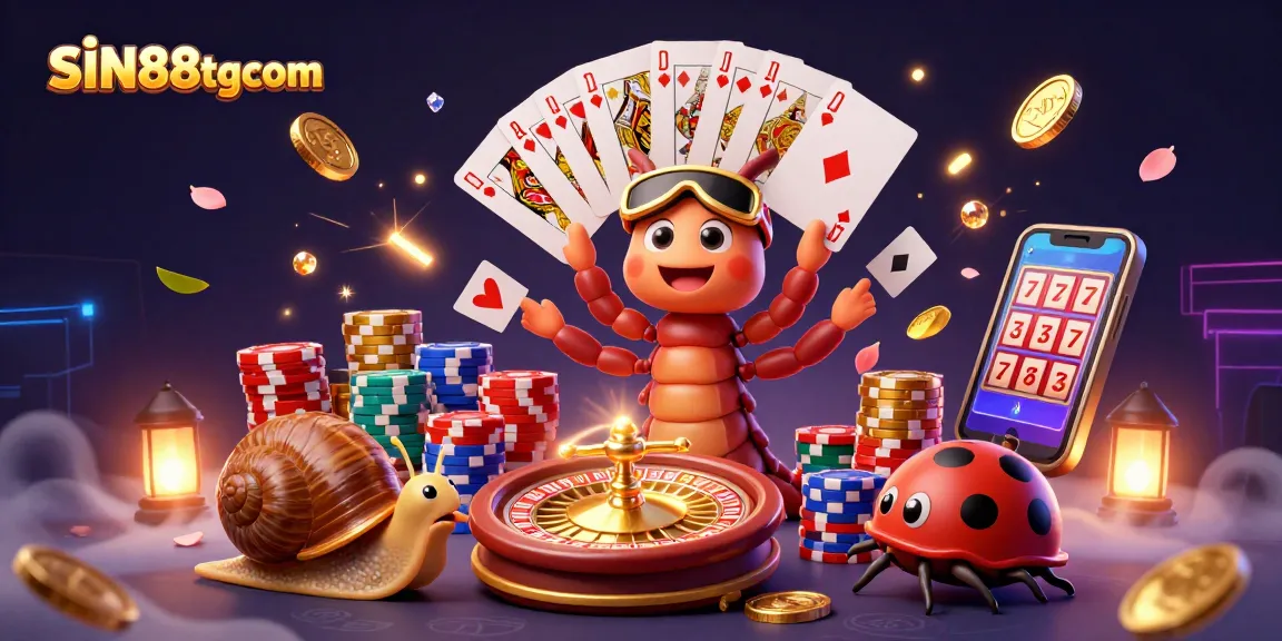 Experience thrilling gameplay and winning strategies with SIN88tgcom's fantastic casino illustration.