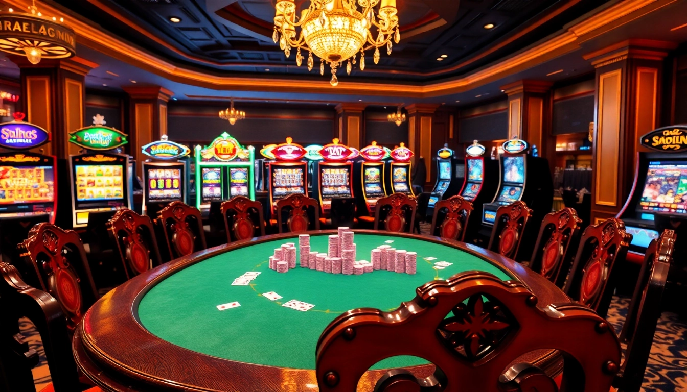 Engaging players enjoying competitive poker gameplay at pahala4d casino table.