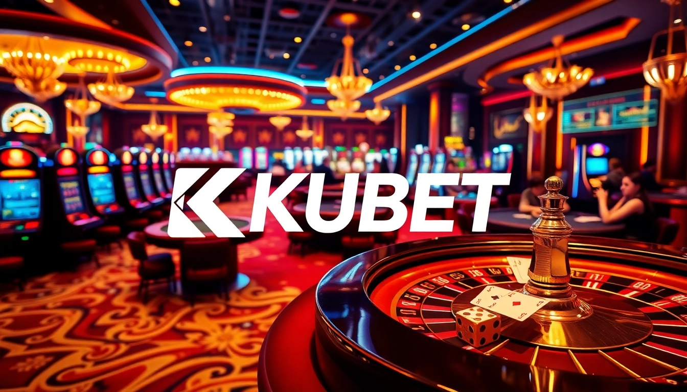 Kubet offers engaging gaming experiences featuring dynamic casino tables and vibrant slot machines.