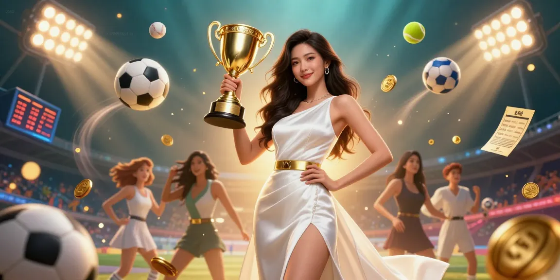 Experience Zo88 with dynamic sports betting elements and a victorious character in a vibrant 3D illustration