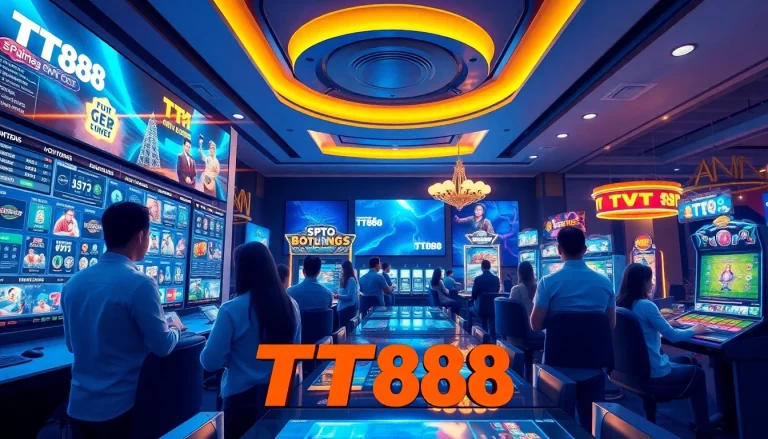 Experience the thrill of online gaming at TT88, featuring diverse betting options and an inviting interface.