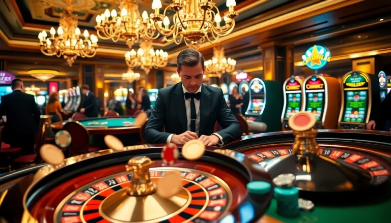 Players enjoy a thrilling game at OK 9 casino, showcasing excitement and strategy.