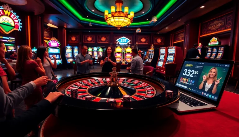 Experience the excitement of 32WIN with vibrant casino tables and engaging gameplay.