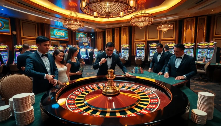 Experience high-stakes excitement at AX88 with elegant casino action.