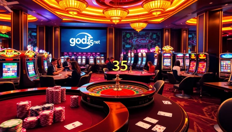 Experience the thrill of winning at god345.net with engaging casino games and vibrant atmosphere.