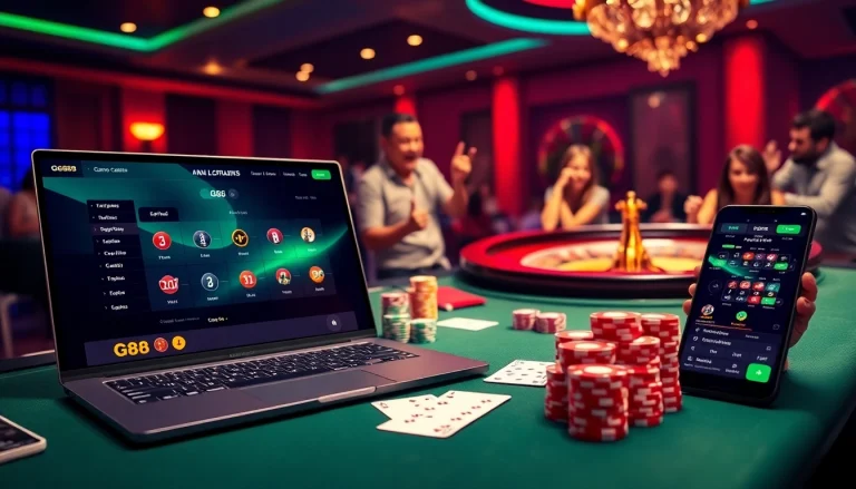 Experience thrilling games at GG88 with vibrant slots and poker excitement.