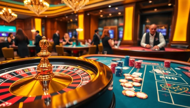 Engaging poker action at thabet77.sa.com, showcasing vibrant cards and chips on a luxurious table.