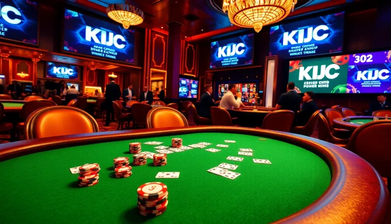 Experience high-stakes gaming at KJC's thrilling casino tables, where excitement meets professionalism.