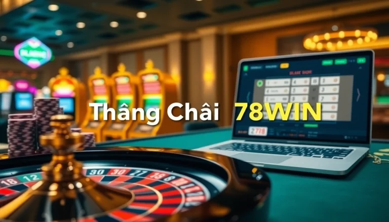 Engage with thrilling gameplay on Trang Chủ 78WIN, featuring vibrant casino tables and exciting online betting.