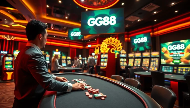 Enjoy live gaming experiences on gg88.bz with vibrant slot machines and professional dealers.
