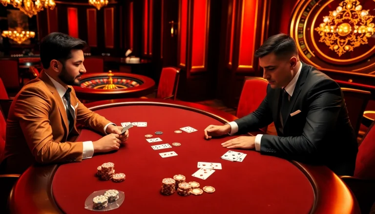 Experience the thrill of king88 with engaging casino gameplay at a vibrant poker table.