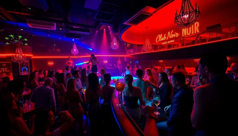 Exciting nightlife at Club Noir, the premier night club sxm featuring performances and vibrant cocktails.