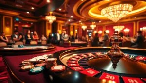Mainkan luxury777 game dengan suasana kasino yang mewah dan pemain menikmati pengalaman bermain yang elegan.