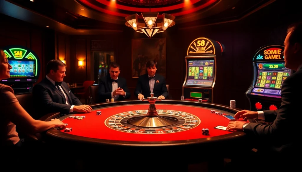 Experience thrilling gameplay at https://s8.kim/ with vibrant casino elements like chips and cards.