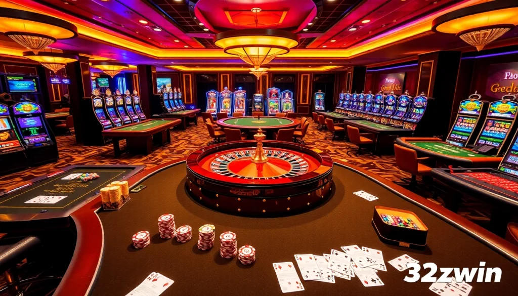 Play thrilling casino games at 32win with exciting roulette and poker experiences.