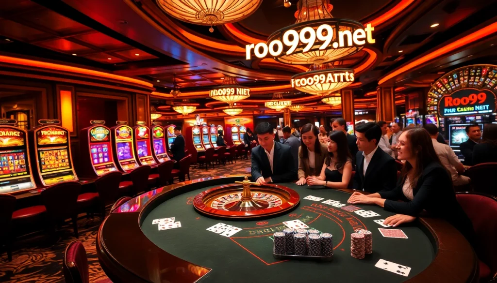 Experience high-stakes excitement at roo99.net with vibrant casino games, slot machines, and roulette.