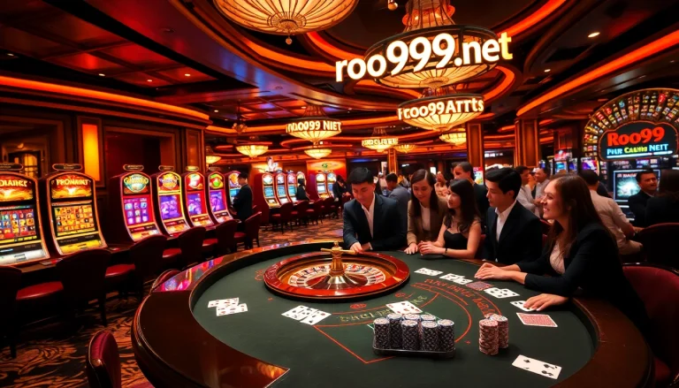 Experience high-stakes excitement at roo99.net with vibrant casino games, slot machines, and roulette.