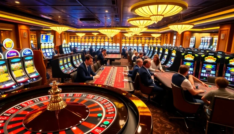 Engaging players at kubet77 enjoy an exciting roulette game in a luxurious casino setting.