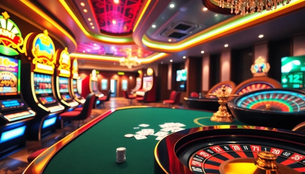 Experience thrilling casino action at https://23wini.online with vibrant slot machines and poker tables.