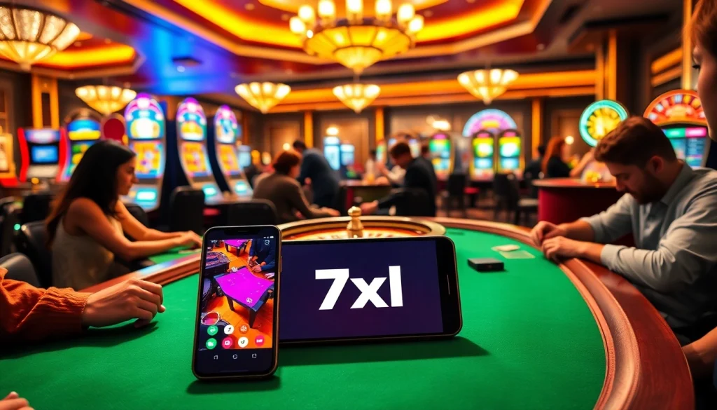 הצטרפו לחוויית משחקים מקוונים עם 7xl להורדה, הכולל אלמנטים קזינו תוססים.