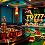 Players enjoying the exciting TG777 online casino experience with dynamic games and vibrant visuals.
