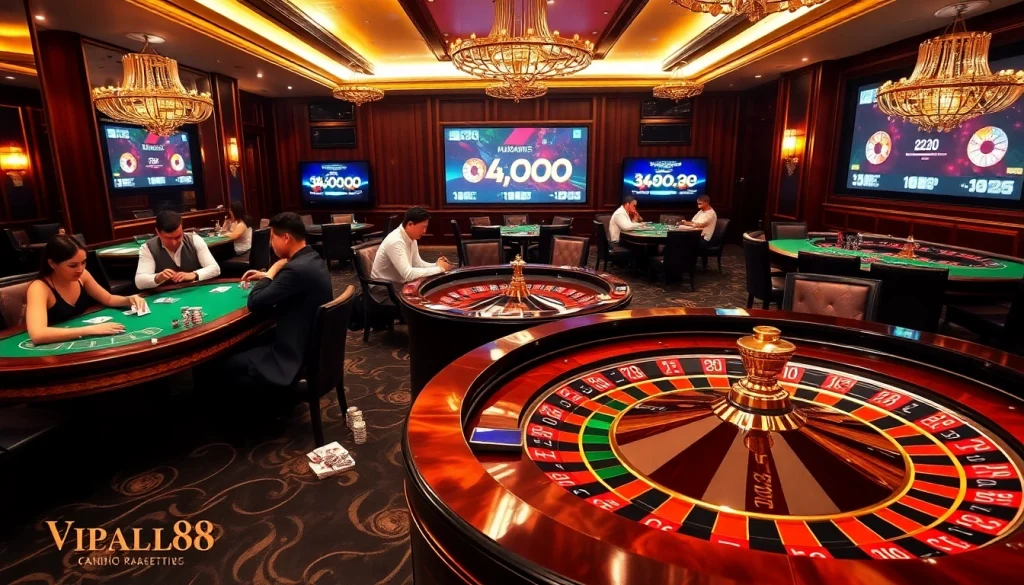 Experience the thrill of gambling with viral88 at luxurious casino tables filled with excitement.