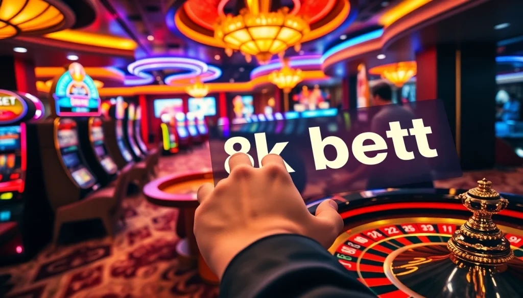 Experience the thrill of 8k bet at a luxurious casino table filled with excitement and winning opportunities.