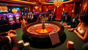 Experience the luxury and excitement of gambling at https://i9bet.ren/ with a thrilling casino scene featuring poker, roulette, and high-stakes players.