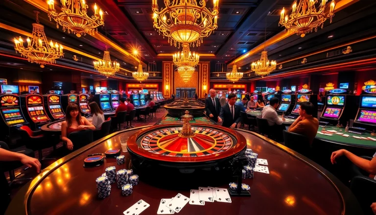Experience thrilling gameplay at QH88 with vibrant casino tables and action-packed slot machines.