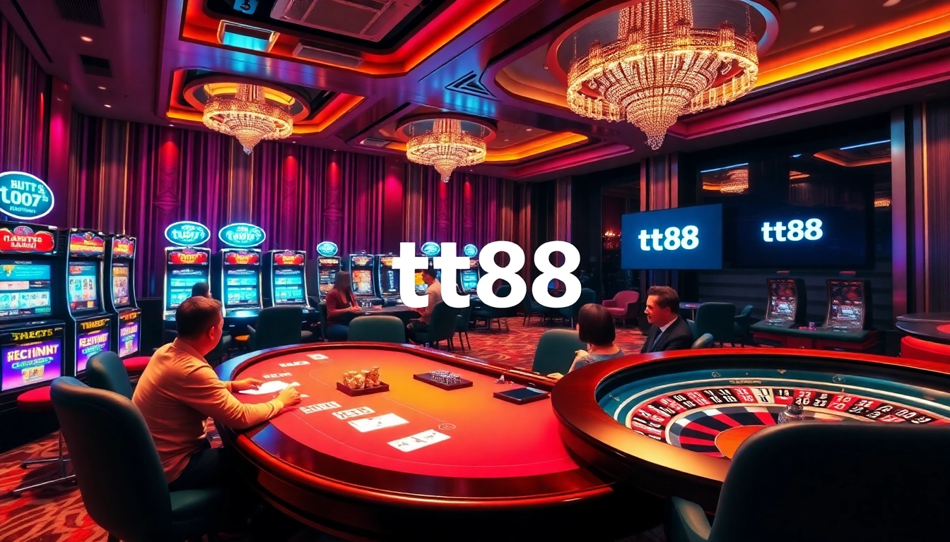 Experience the thrill of tt88 nhà cái with vibrant casino tables and glamorous casino gaming.