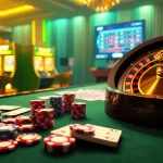 Experience the thrilling action of TG777 with vibrant casino tables and exciting games.